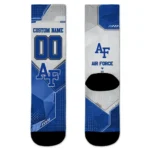 Air Force Falcons Socks Customized Geometric Tech Blue Best Selling