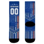 Air Force Falcons Socks Customized Star Stripes Blue White Best Selling