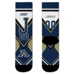 Akron Zips Socks Custom Arrow Blocks Blue Best Selling