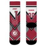 Alabama Crimson Tide Socks Custom Arrow Blocks Crimson Best Selling