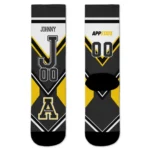 Appalachian State Mountaineers Socks Custom Arrow Blocks Black Best Selling