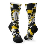 Appalachian State Mountaineers Socks Custom Woodland Camo Black Best Selling
