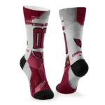 Arizona Cardinals Socks Customized Geometric Tech Red Best Selling