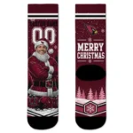 Arizona Cardinals Socks Personalized Snowy Scene Red White Best Selling