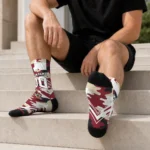 Arizona Coyotes Socks Customized Woodland Camo Red Best Selling