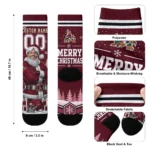 Arizona Coyotes Socks Personalized Snowy Scene Red White Best Selling