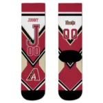 Arizona Diamondbacks Socks Custom Arrow Blocks Red Best Selling