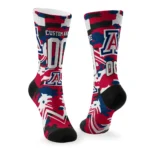 Arizona Wildcats Socks Customized Woodland Camo Red Best Selling