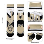 Army Black Knights Socks Personalized Arrow Blocks Gold Best Selling