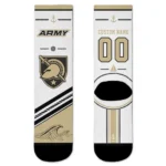 Army Black Knights Socks Personalized Nautical Icons Gold White Best Selling
