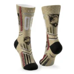 Army Black Knights Socks Personalized Star Stripes Gold White Best Selling