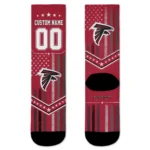 Atlanta Falcons Socks Custom Star Stripes Red White Best Selling