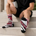 atlanta-falcons-socks-customized-pinstripe-chevron-red-white-best-selling.webp