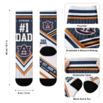 Auburn Tigers Socks Personalized Pinstripe Chevron Navy Blue White Best Selling