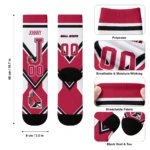 Ball State Cardinals Socks Personalized Arrow Blocks Red Best Selling