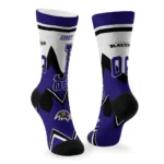 Baltimore Ravens Socks Personalized Arrow Blocks Purple Best Selling