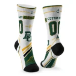 Baylor Bears Socks Custom Nautical Icons Green White Best Selling