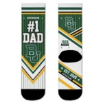 Baylor Bears Socks Custom Pinstripe Chevron Green White Best Selling