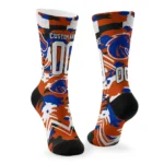 Boise State Broncos Socks Customized Woodland Camo Orange Best Selling