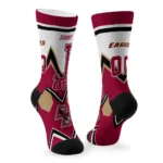 Boston College Eagles Socks Custom Arrow Blocks Maroon Best Selling