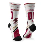 Boston College Eagles Socks Custom Nautical Icons Maroon White Best Selling