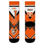 Bowling Green Falcons Socks Customized Arrow Blocks Orange Best Selling