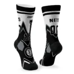 Brooklyn Nets Socks Customized Arrow Blocks Black Best Selling
