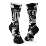 Brooklyn Nets Socks Personalized Woodland Camo Black Best Selling