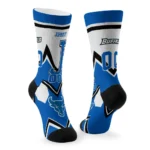 Buffalo Bulls Socks Custom Arrow Blocks Royal Blue Best Selling