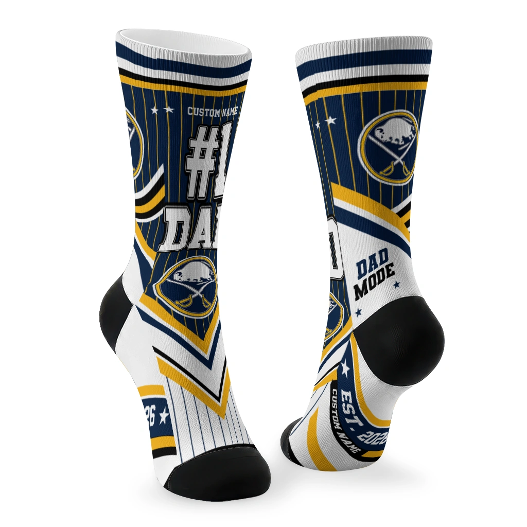 buffalo-sabres-socks-personalized-pinstripe-chevron-navy-blue-white-fashion-forward.webp