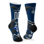 Byu Cougars Socks Personalized Argyle Pattern Blue Best Selling