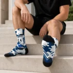 Byu Cougars Socks Personalized Woodland Camo Blue Best Selling