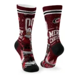 Carolina Hurricanes Socks Custom Snowy Scene Red White Best Selling