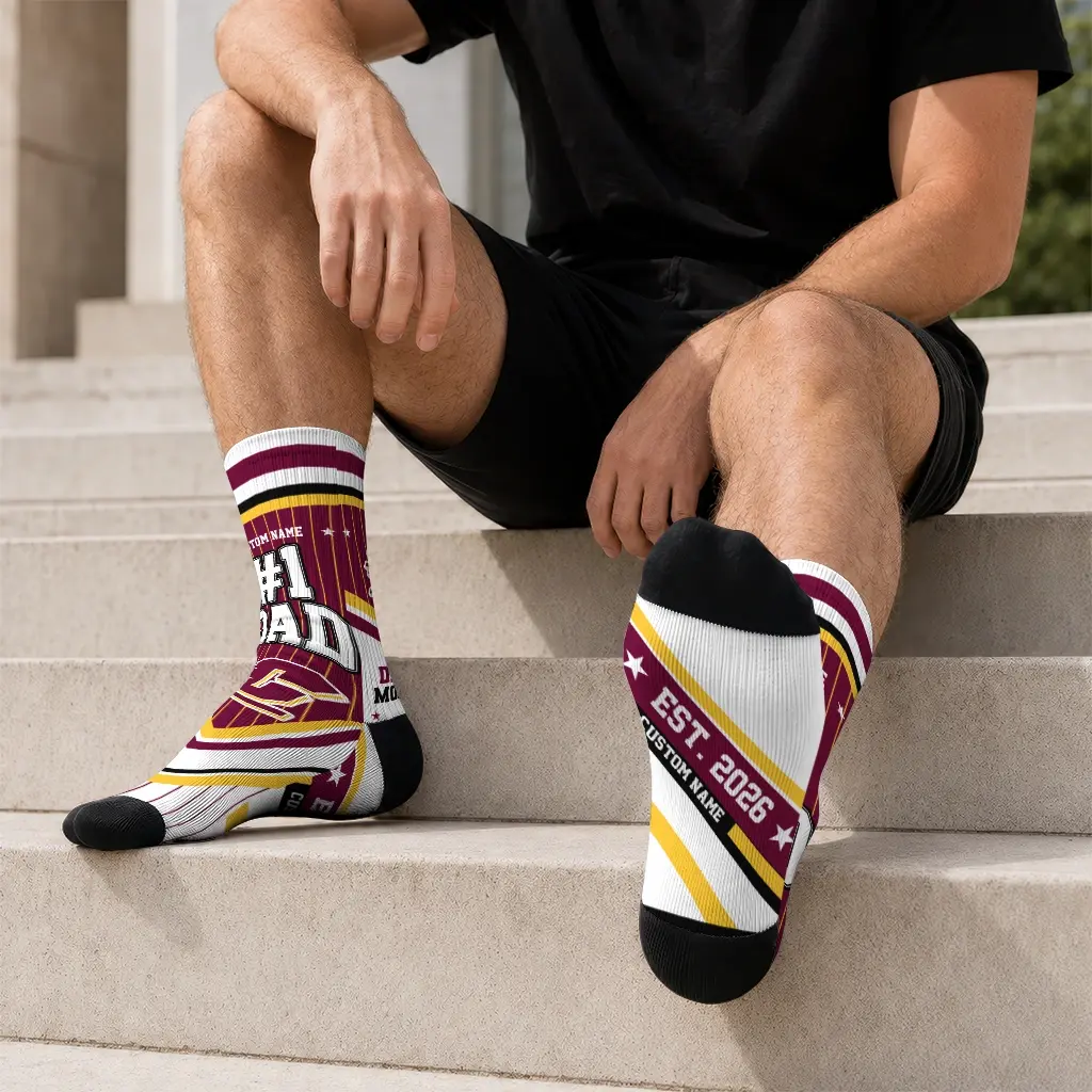Central Michigan Chippewas Socks Customized Pinstripe Chevron Maroon White Latest Model Central Michigan Chippewas Socks Customized Pinstripe Chevron Maroon White Latest Model
