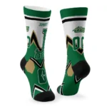 Charlotte 49ers Socks Customized Arrow Blocks Green Best Selling