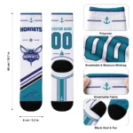 charlotte-hornets-socks-customized-nautical-icons-teal-white-best-selling.webp