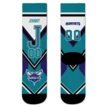 Charlotte Hornets Socks Personalized Arrow Blocks Teal Best Selling