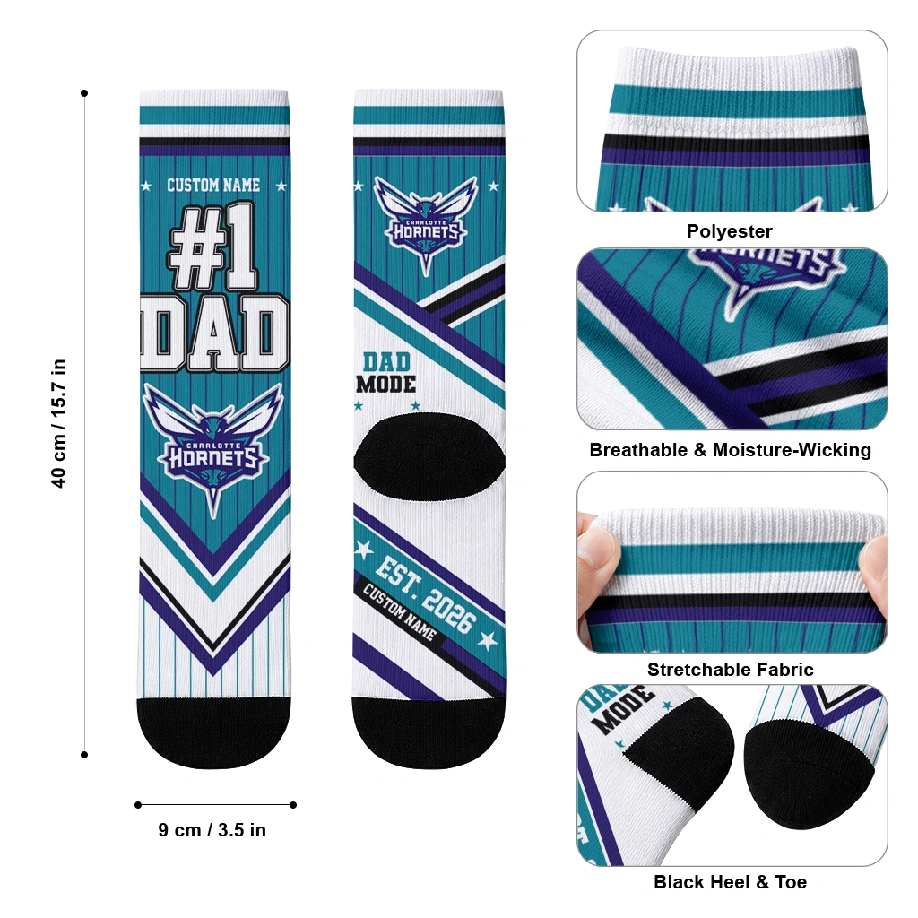 charlotte-hornets-socks-personalized-pinstripe-chevron-teal-white-high-quality.webp