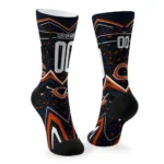 Chicago Bears Socks Personalized Leopard Print Blue Black Best Selling