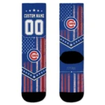 Chicago Cubs Socks Custom Star Stripes Blue White Best Selling