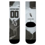 Chicago White Sox Socks Custom Geometric Tech Black Best Selling