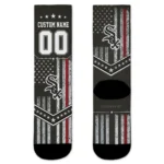 Chicago White Sox Socks Customized Star Stripes Black White Best Selling