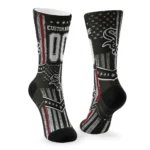 Chicago White Sox Socks Customized Star Stripes Black White Best Selling