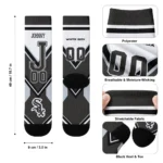 Chicago White Sox Socks Personalized Arrow Blocks Black Best Selling