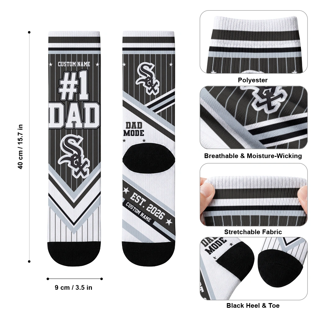 chicago-white-sox-socks-personalized-pinstripe-chevron-black-white-high-quality.webp