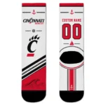 Cincinnati Bearcats Socks Customized Nautical Icons Red White Best Selling