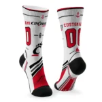 Cincinnati Bearcats Socks Customized Nautical Icons Red White Best Selling