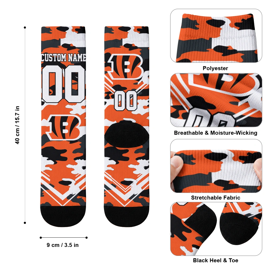 cincinnati-bengals-socks-customized-woodland-camo-orange-high-quality.webp