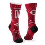 Cincinnati Reds Socks Personalized Star Stripes Red White Best Selling