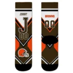 Cleveland Browns Socks Customized Arrow Blocks Brown Best Selling